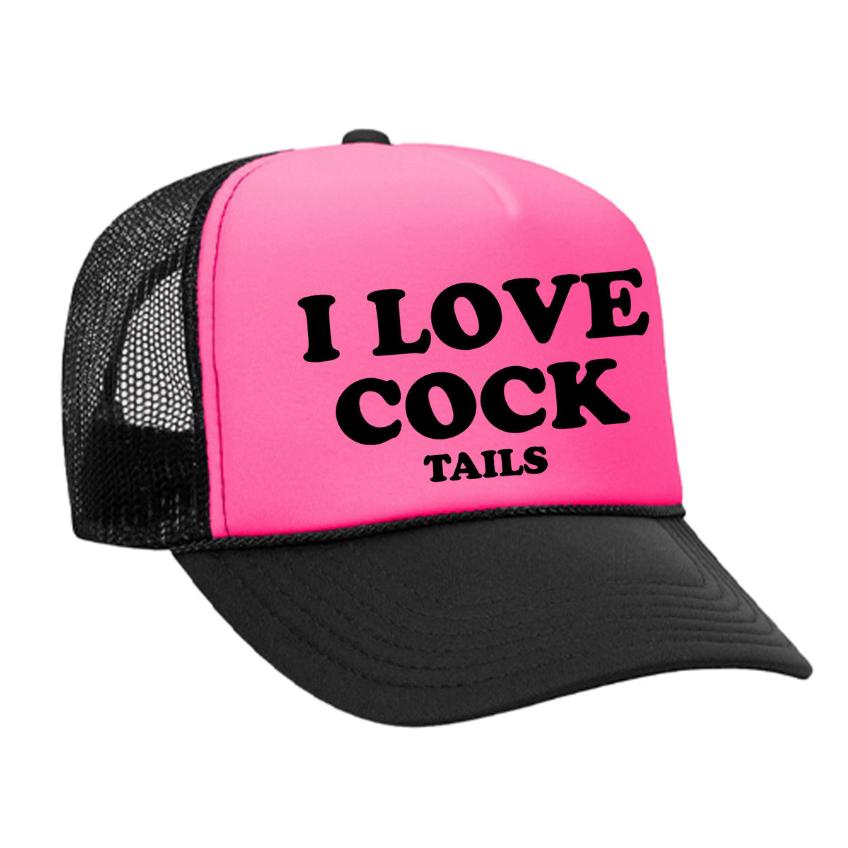 I Love Cock Tails Foam Trucker Hat