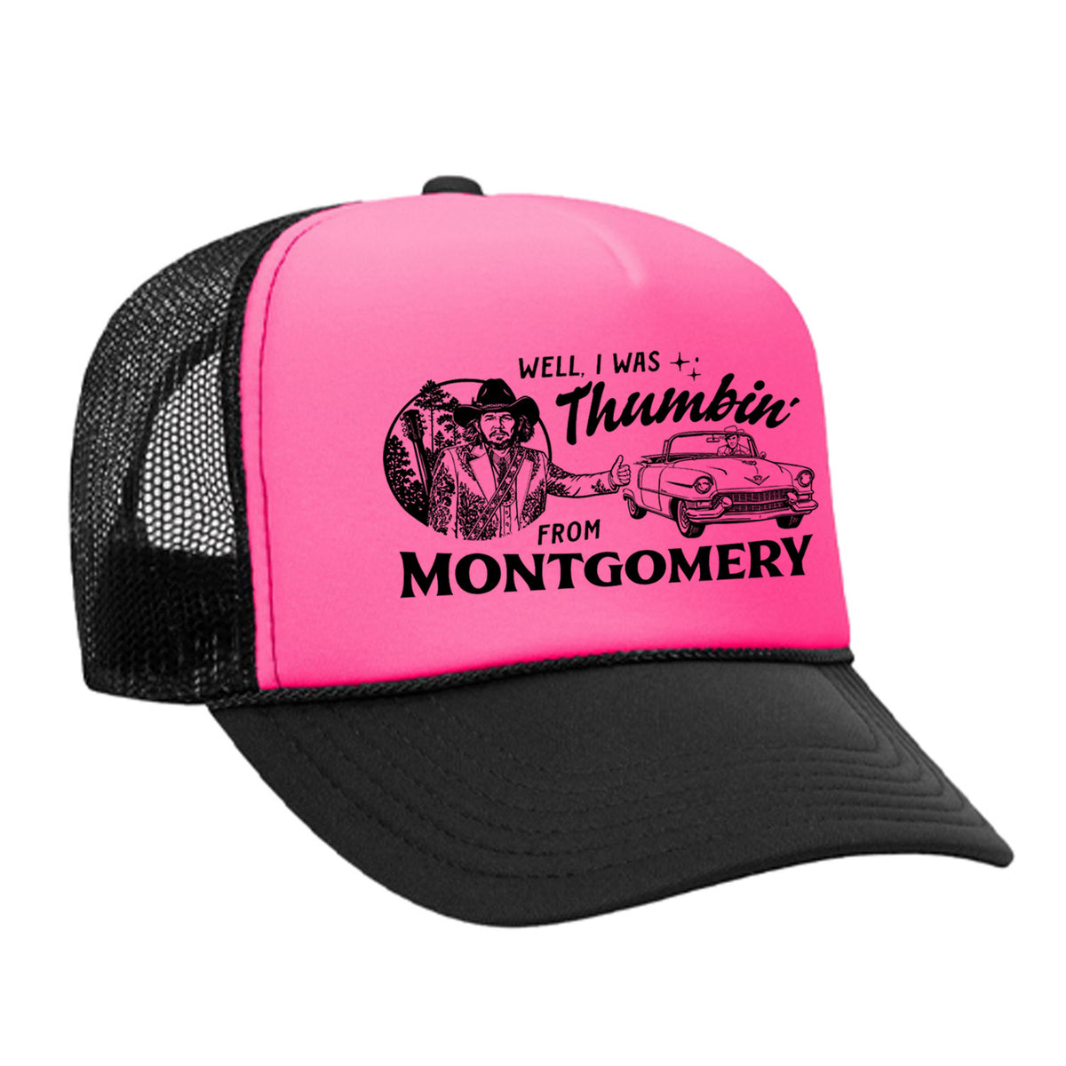 Thumbin' From Montgomery Foam Trucker Hat