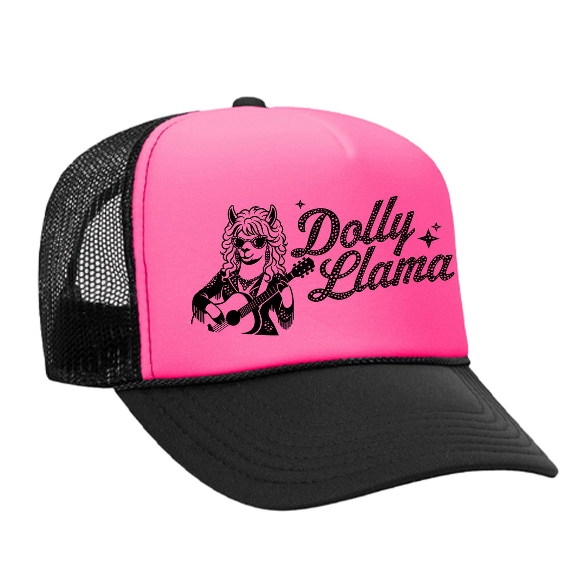 Dolly Llama Foam Trucker Hat