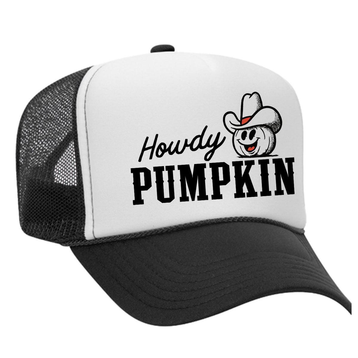 Howdy Pumpkin Foam Trucker Hat