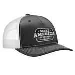 Make America Affordable Again Classic Trucker Hat - Black / White