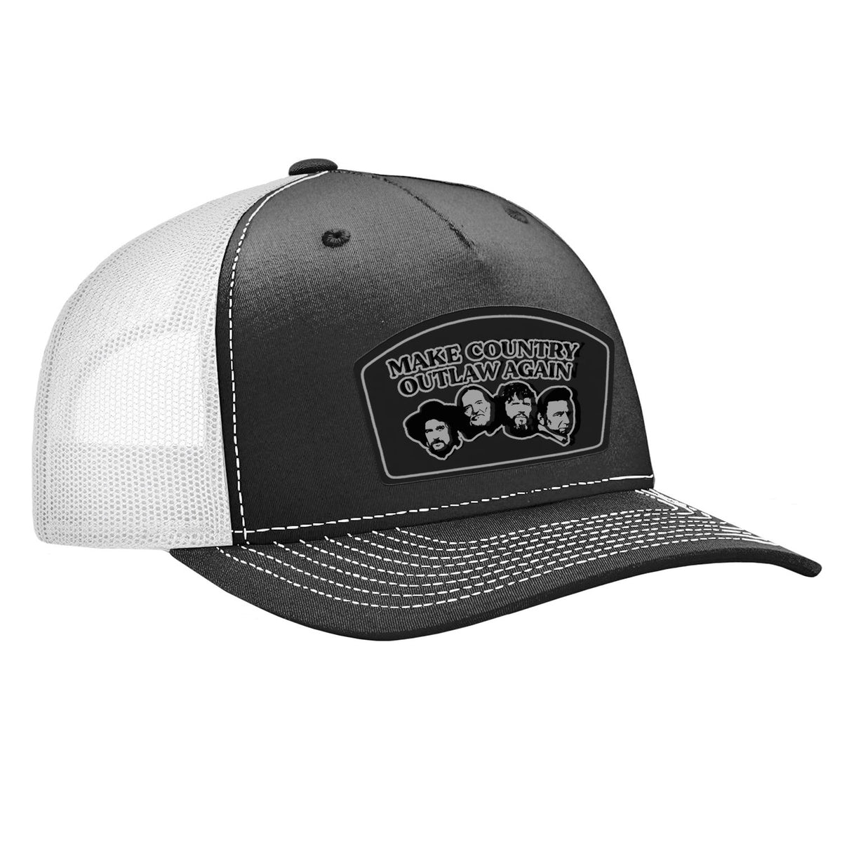 Make Country Outlaw Again Leather Patch Hat