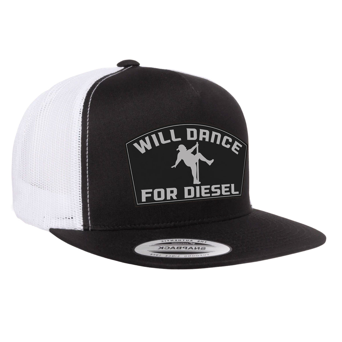 Will Dance For Diesel Flat Bill Hat