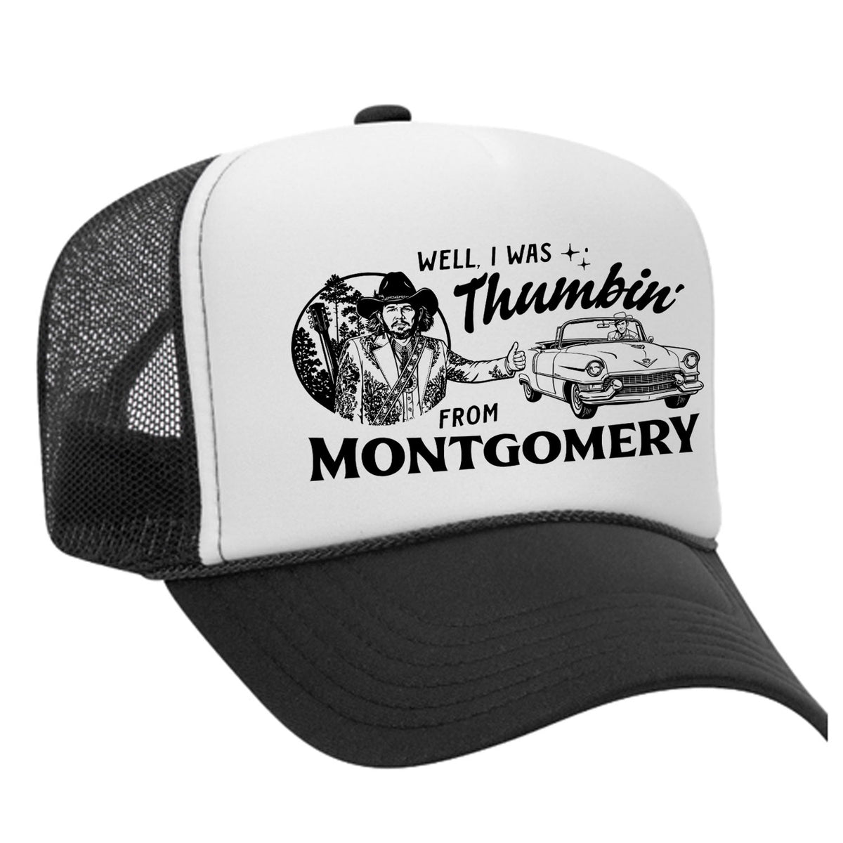 Thumbin' From Montgomery Foam Trucker Hat
