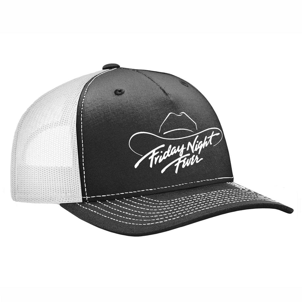 Friday Night Fever 112 Trucker Hat - Black / White