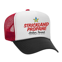 Strickland Propane Foam Trucker Hat - Black / White / Red