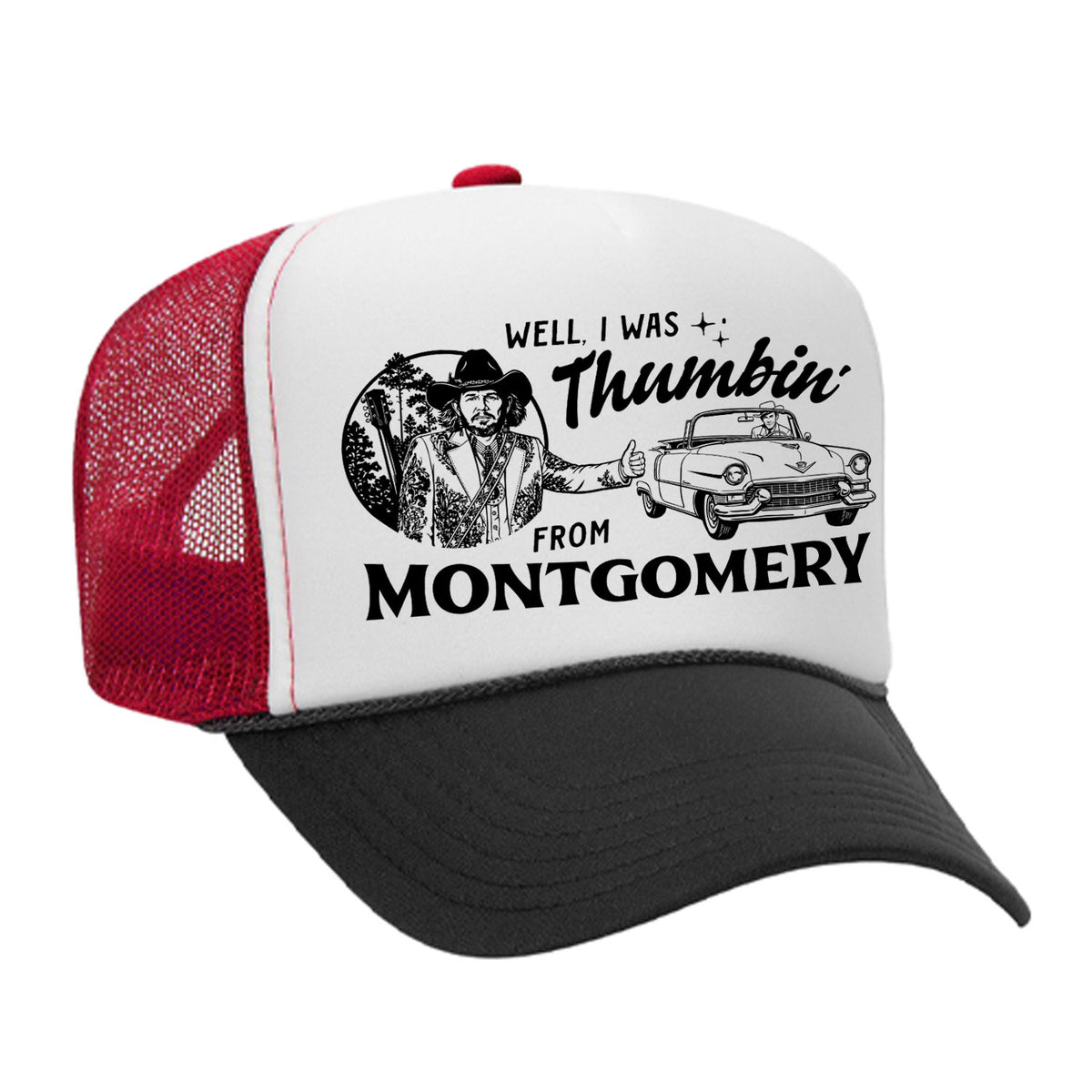 Thumbin' From Montgomery Foam Trucker Hat