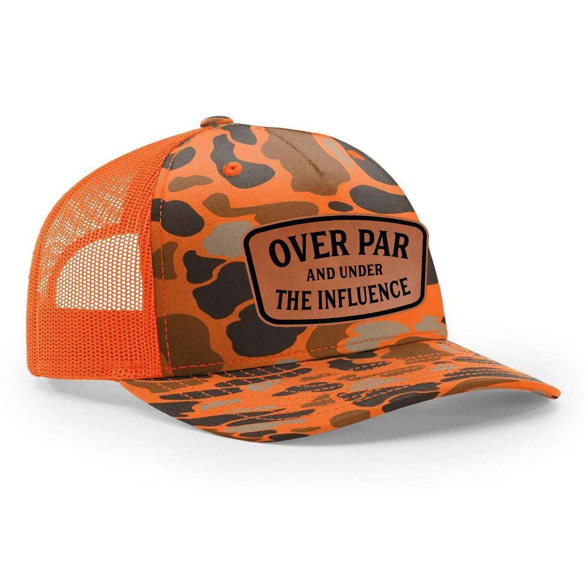 Over Par And Under The Influence Classic Trucker Hat