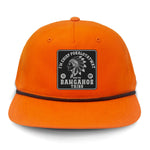 Chief Pokalotatwat Flat Bill Rope Leather Patch Hat