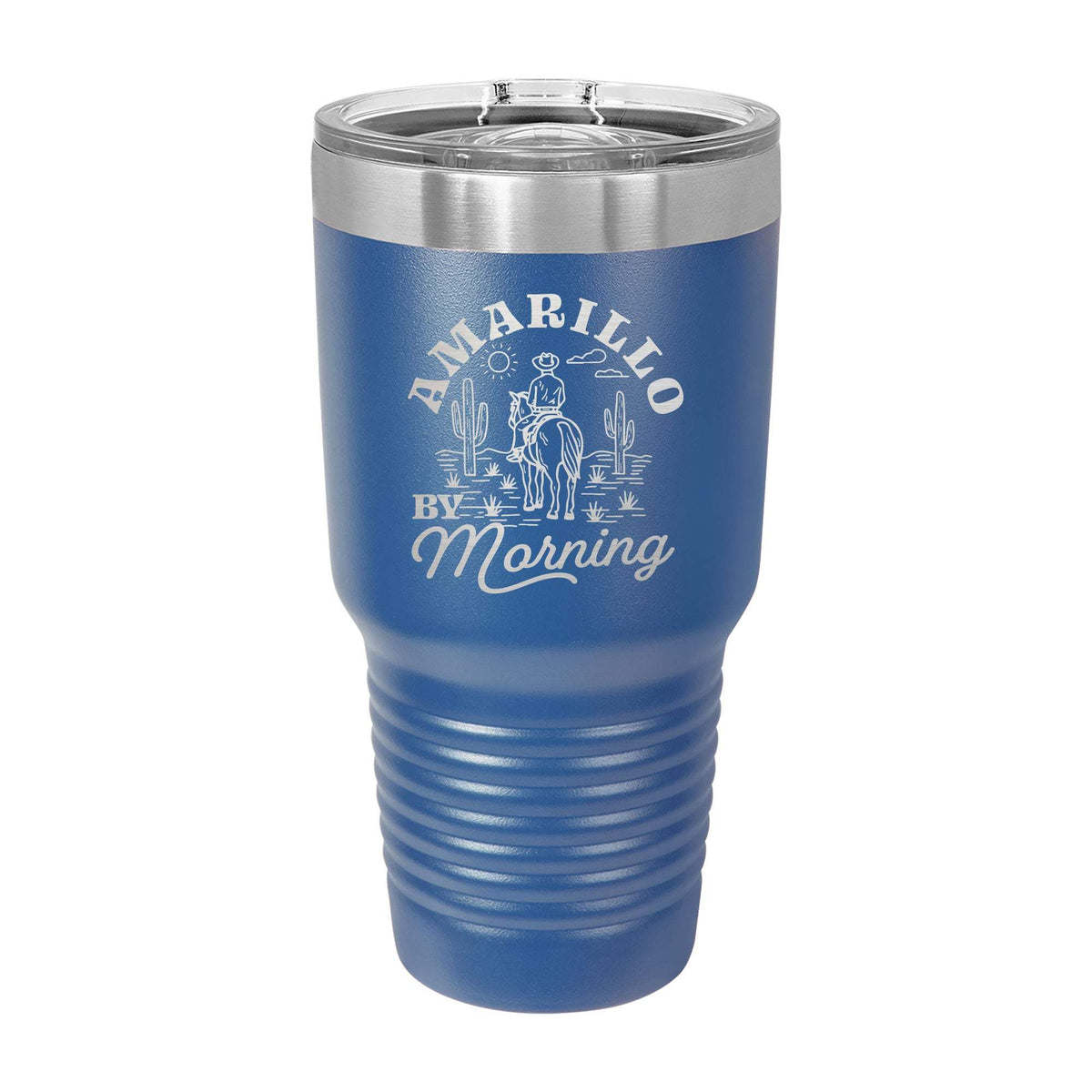 Amarillo By Morning 30oz Tumbler - Blue