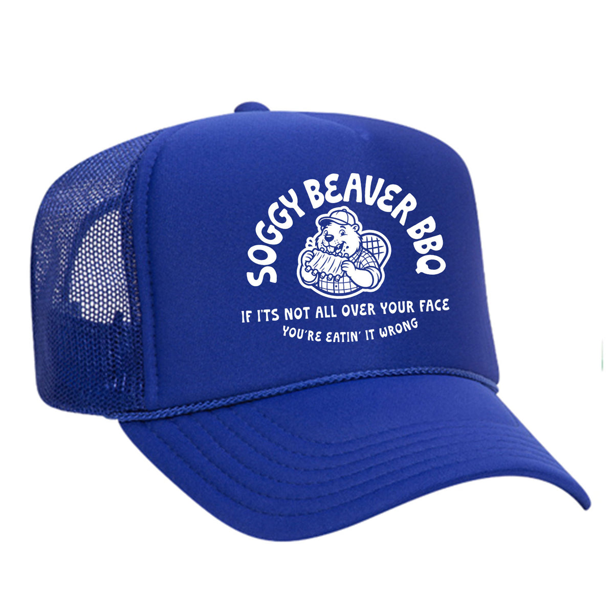 Soggy Beaver BBQ Foam Trucker Hat