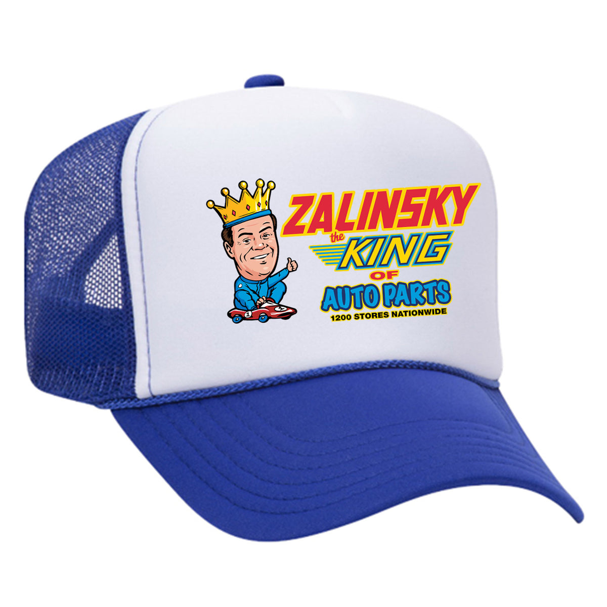 Zalinsky The King Of Auto Parts Foam Trucker Hat