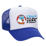 How Many Licks Foam Trucker Hat