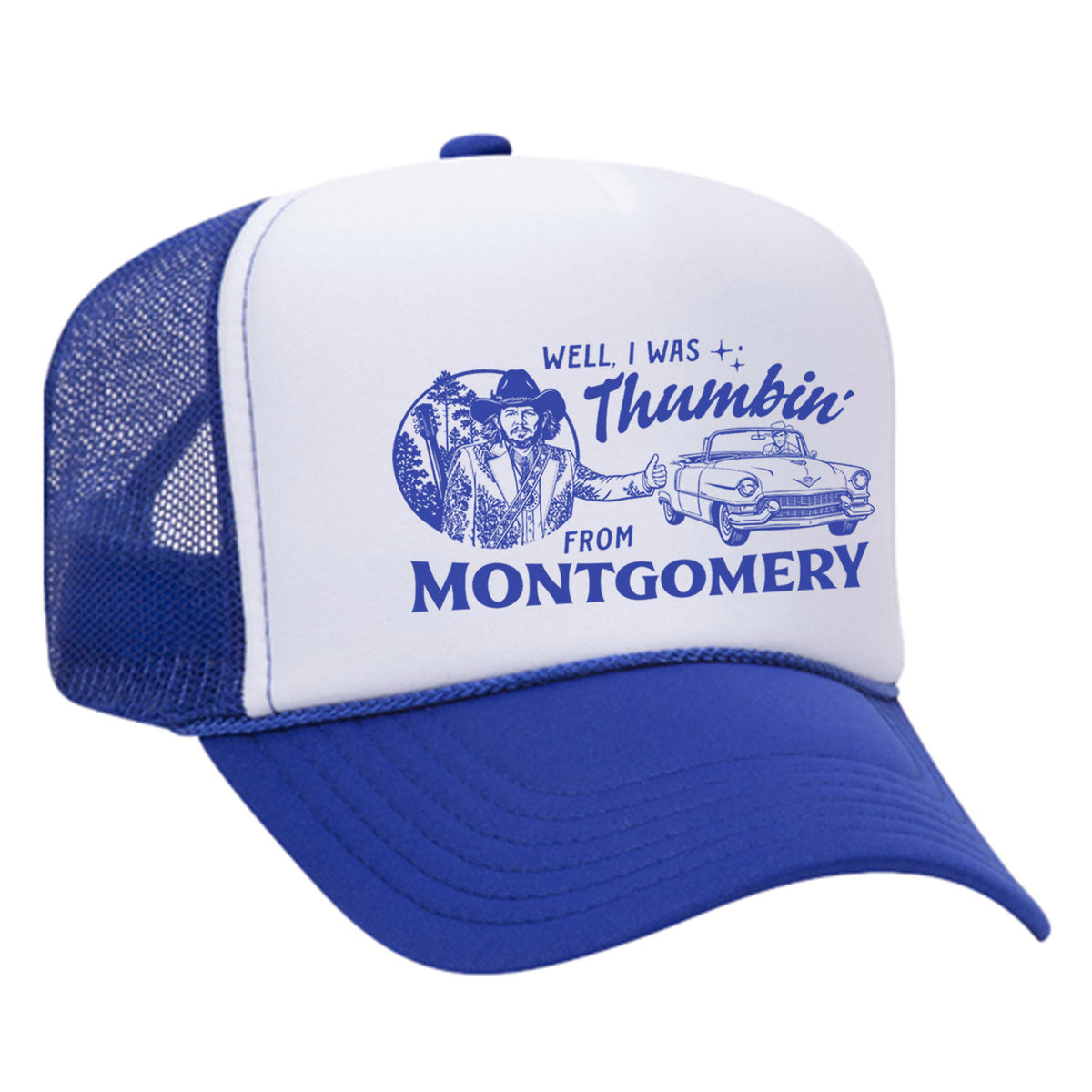 Thumbin' From Montgomery Foam Trucker Hat
