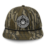 Don't Panic It's Organic Flat Bill Rope Leather Patch Hat