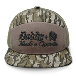 Daddy Needs A Cig Embroidered 7 Panel Hat