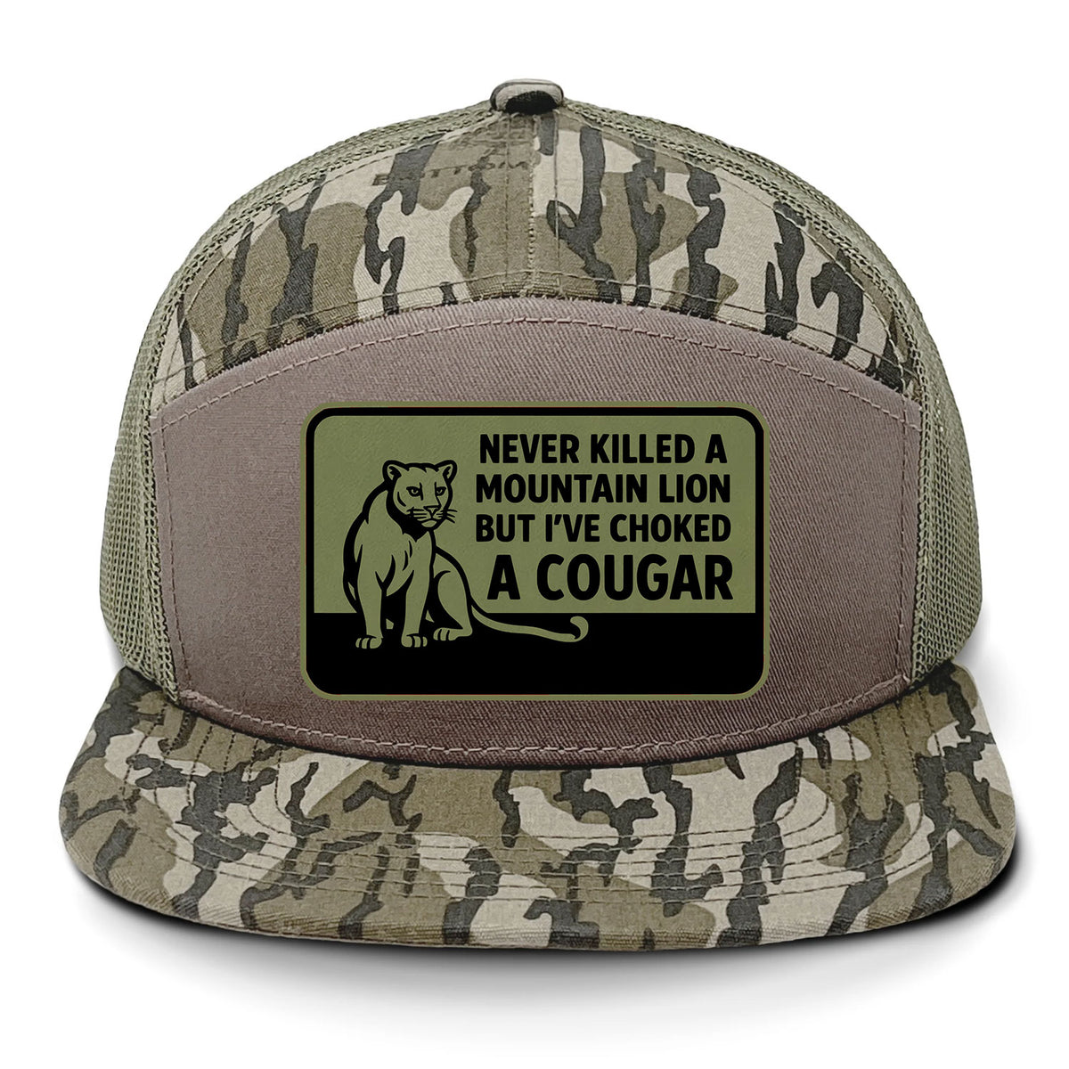 Choked A Cougar 7 Panel Hat
