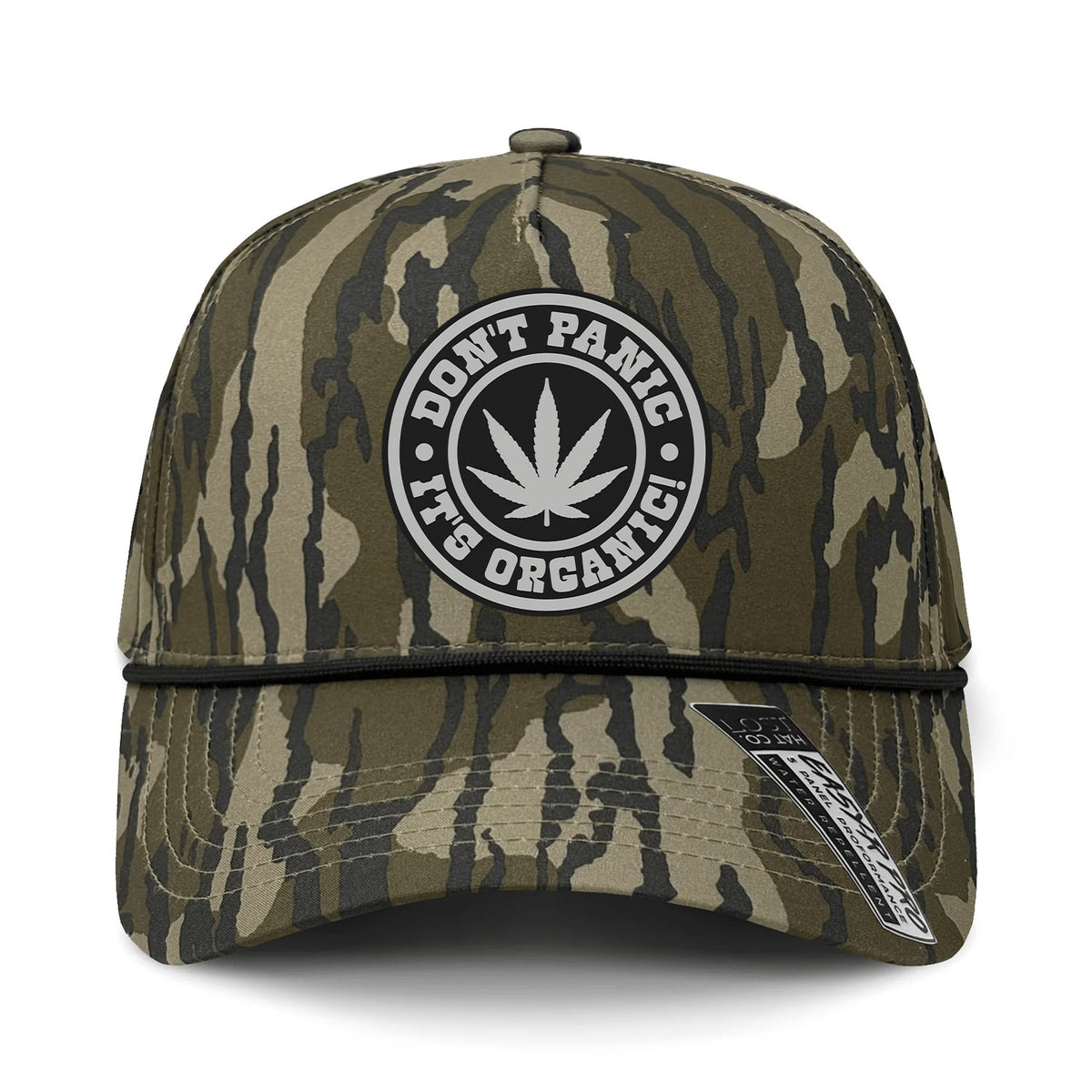 Don't Panic It's Organic Performance Leather Patch Hat