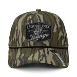 The Liquor Box Lounge Performance Leather Patch Hat