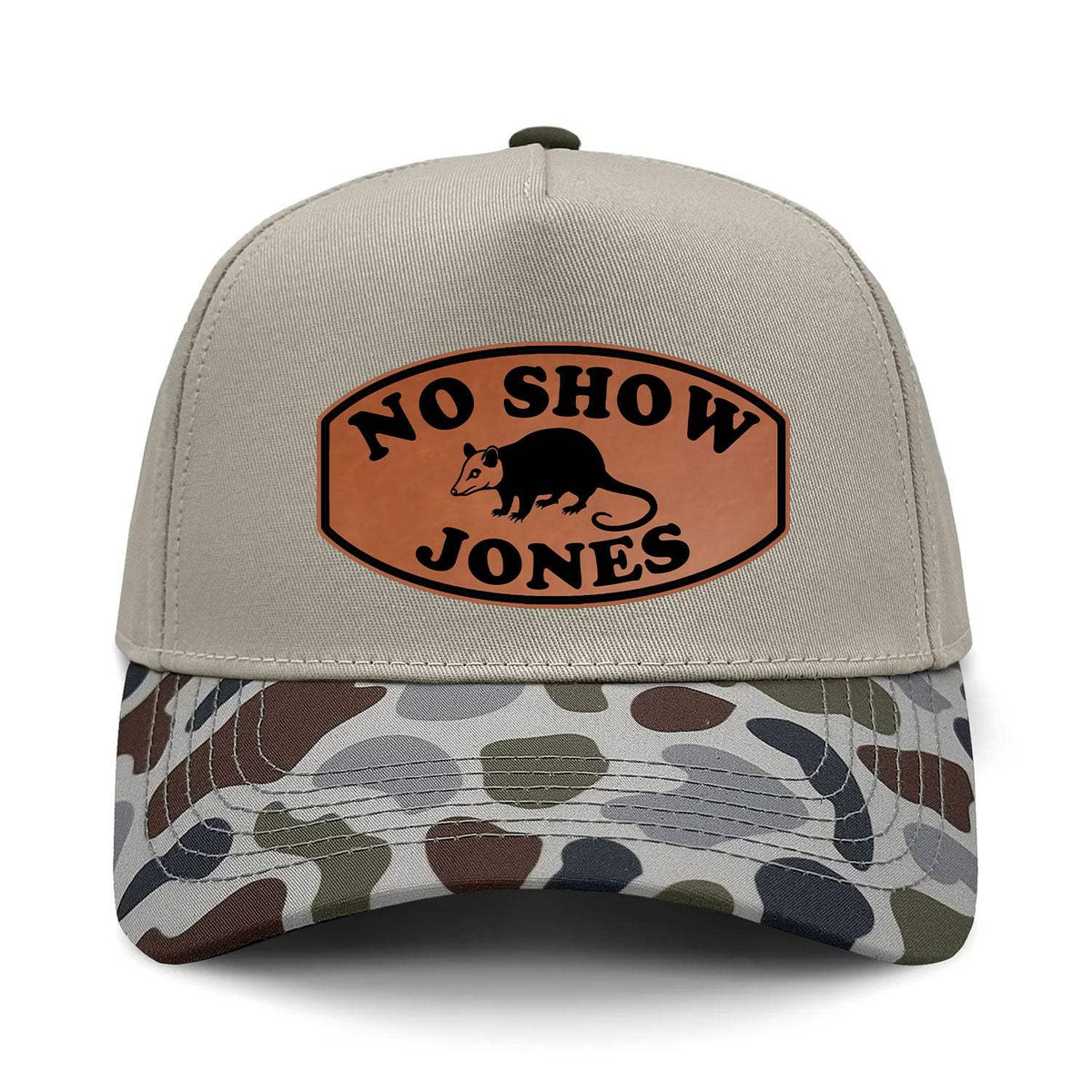 No Show Jones Two-Tone Patch Hat - Brackish Camo