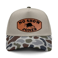 No Show Jones Two-Tone Patch Hat - Brackish Camo
