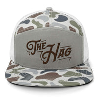 The Hag 7 Panel Embroidered Hat - Brackish
