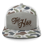 The Hag 7 Panel Embroidered Hat - Brackish