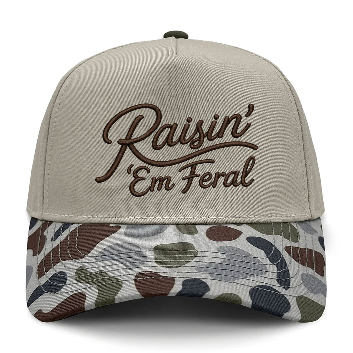 Raisin' 'Em Feral Embroidered Hat