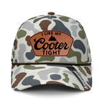 I Like My Cooter Tight Performance Leather Patch Hat
