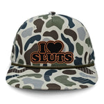 I Love Sluts Flat Bill Rope