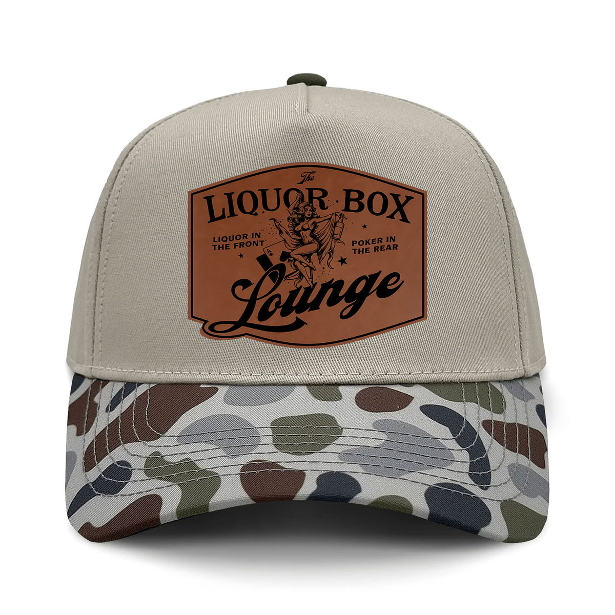The Liquor Box Lounge Hybrid Camo Hat