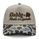 Daddy Needs A Cig Embroidered Camo Hat