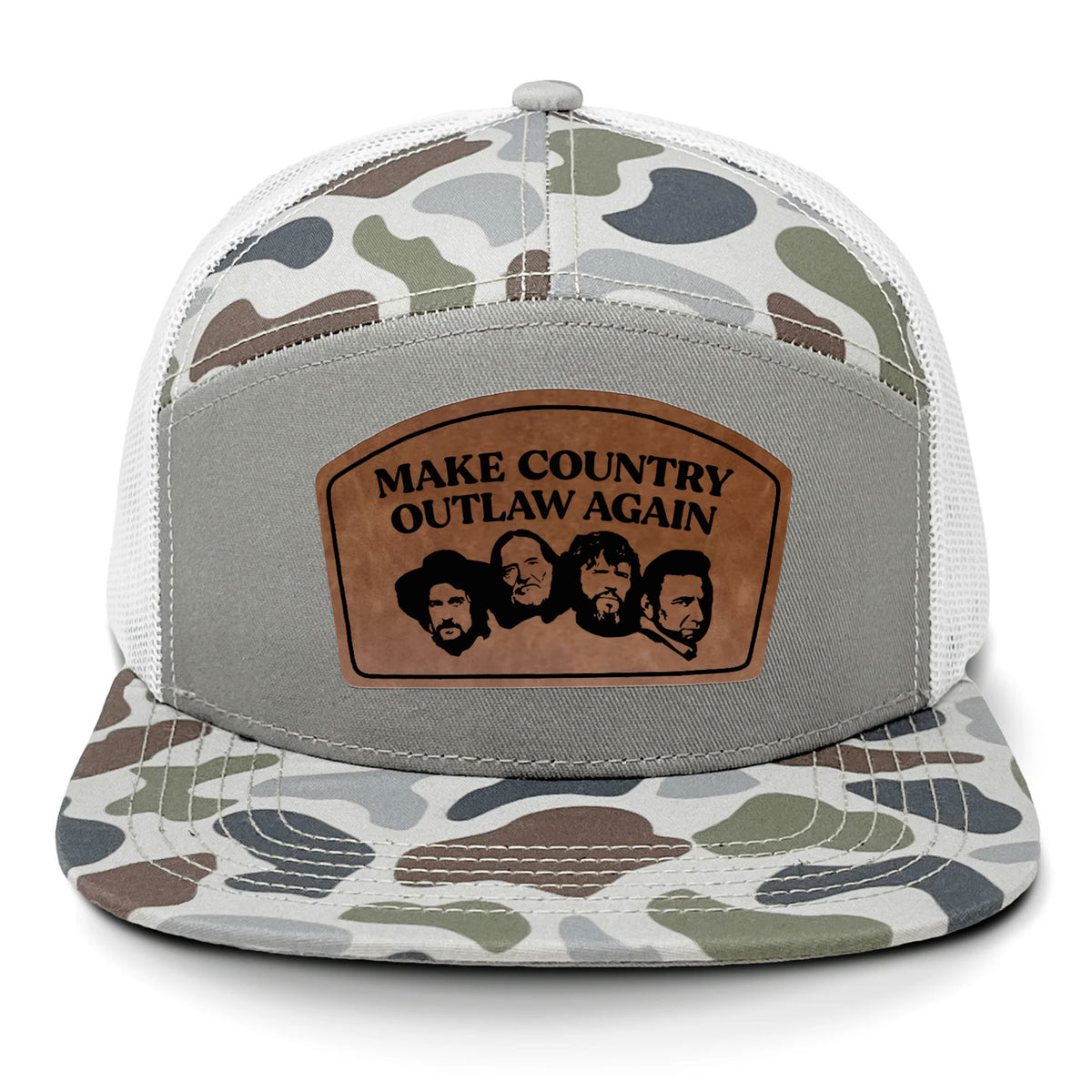 Make Country Outlaw Again 7 Panel Hat