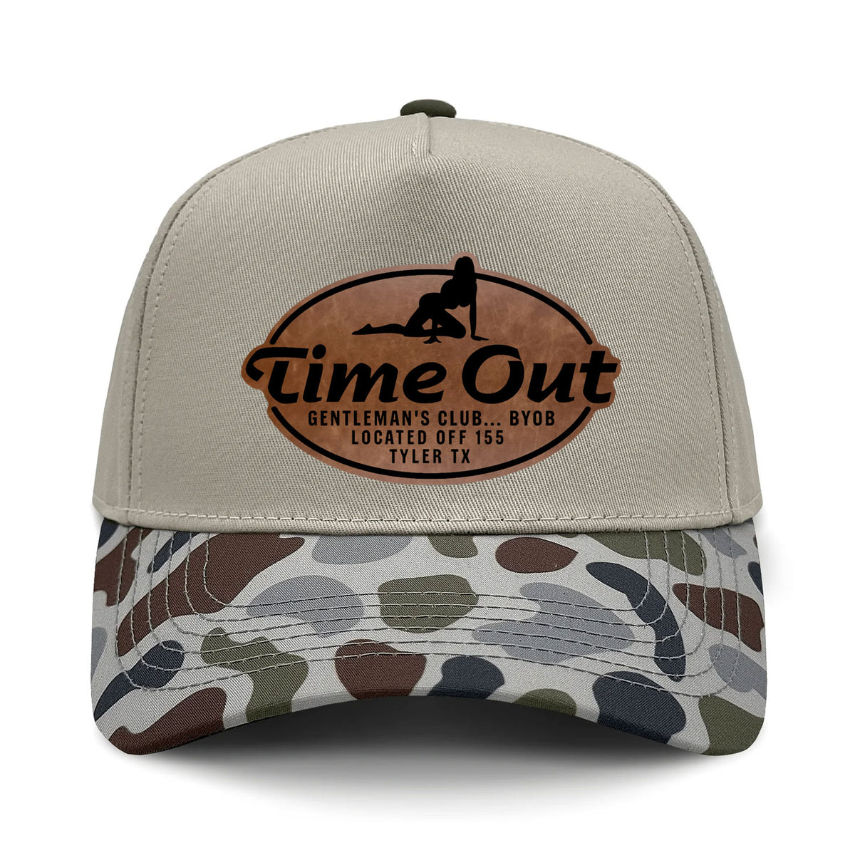 Time Out Gentleman's Club 5-Panel Hybrid Camo Hat