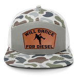 Will Dance For Diesel 7 Panel Hat