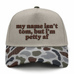 My Name Isn't Tom Embroidered Hat