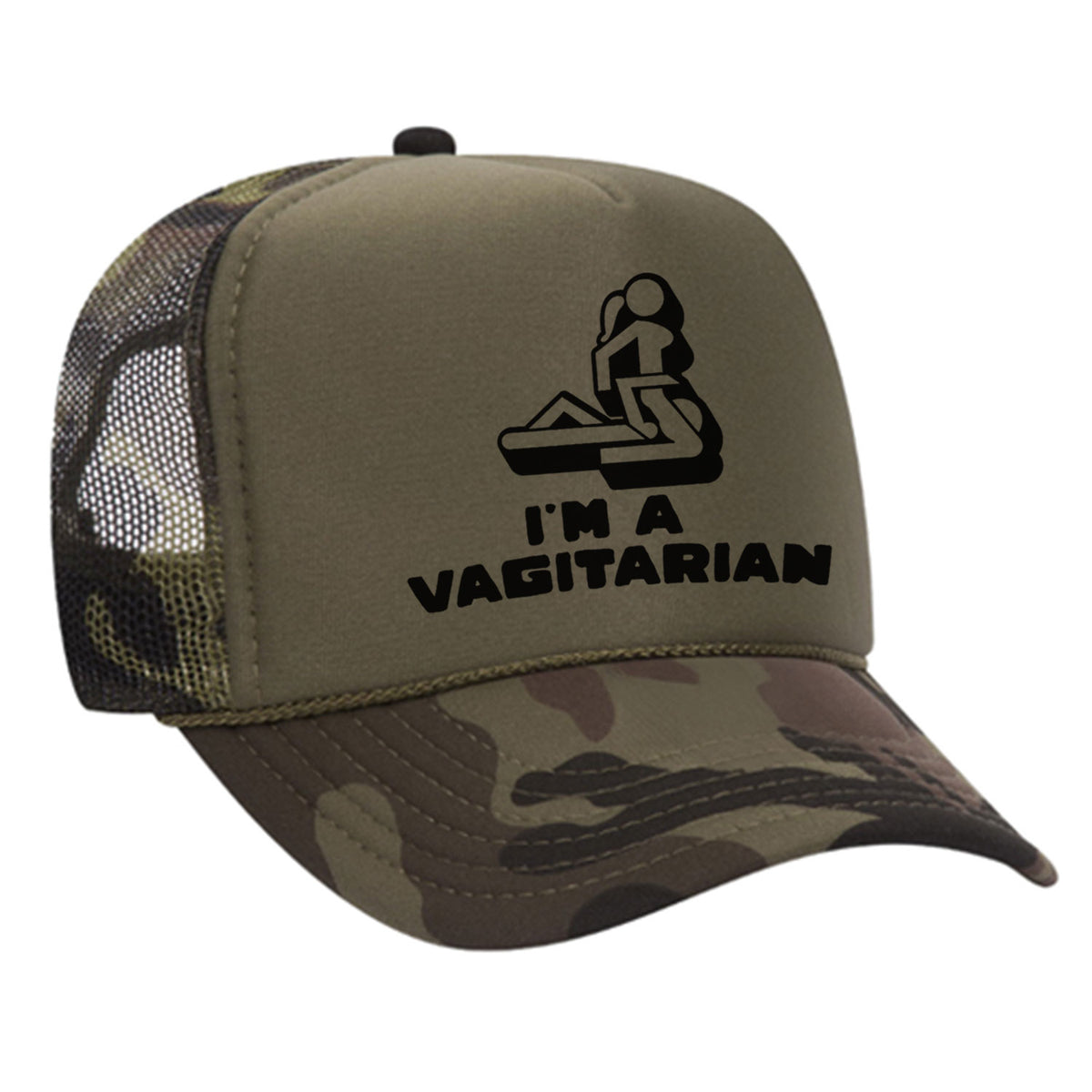 I'm A Vagitarian Foam Trucker Hat