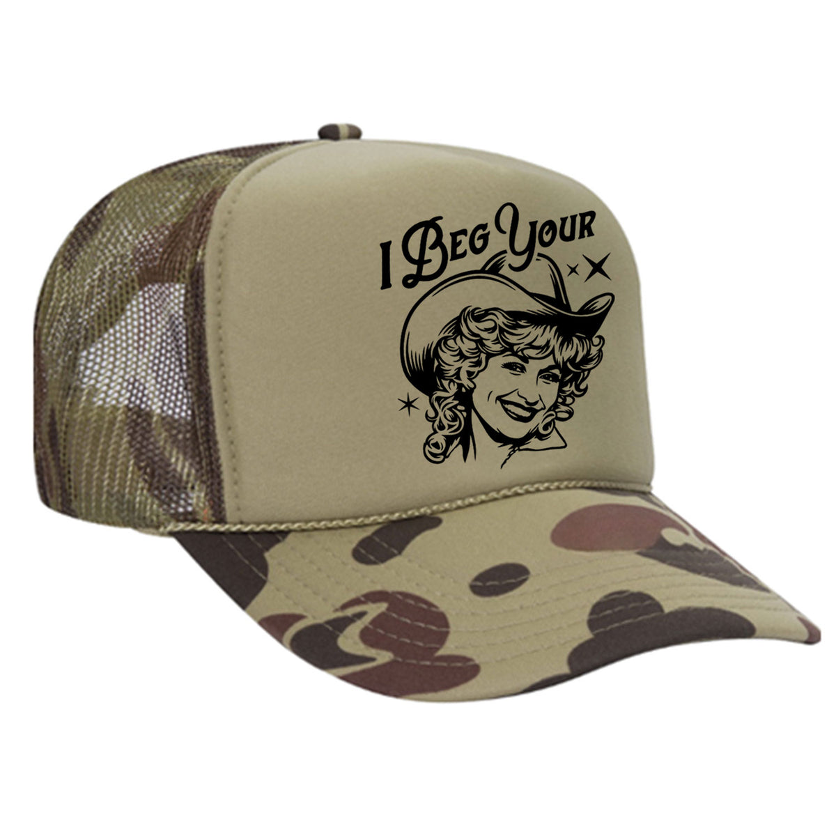 I Beg Your Parton Foam Trucker Hat