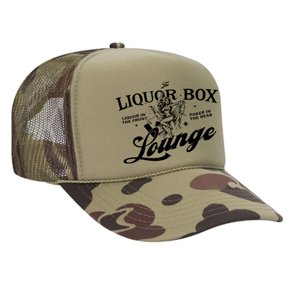 The Liquor Box Lounge Foam Trucker Hat