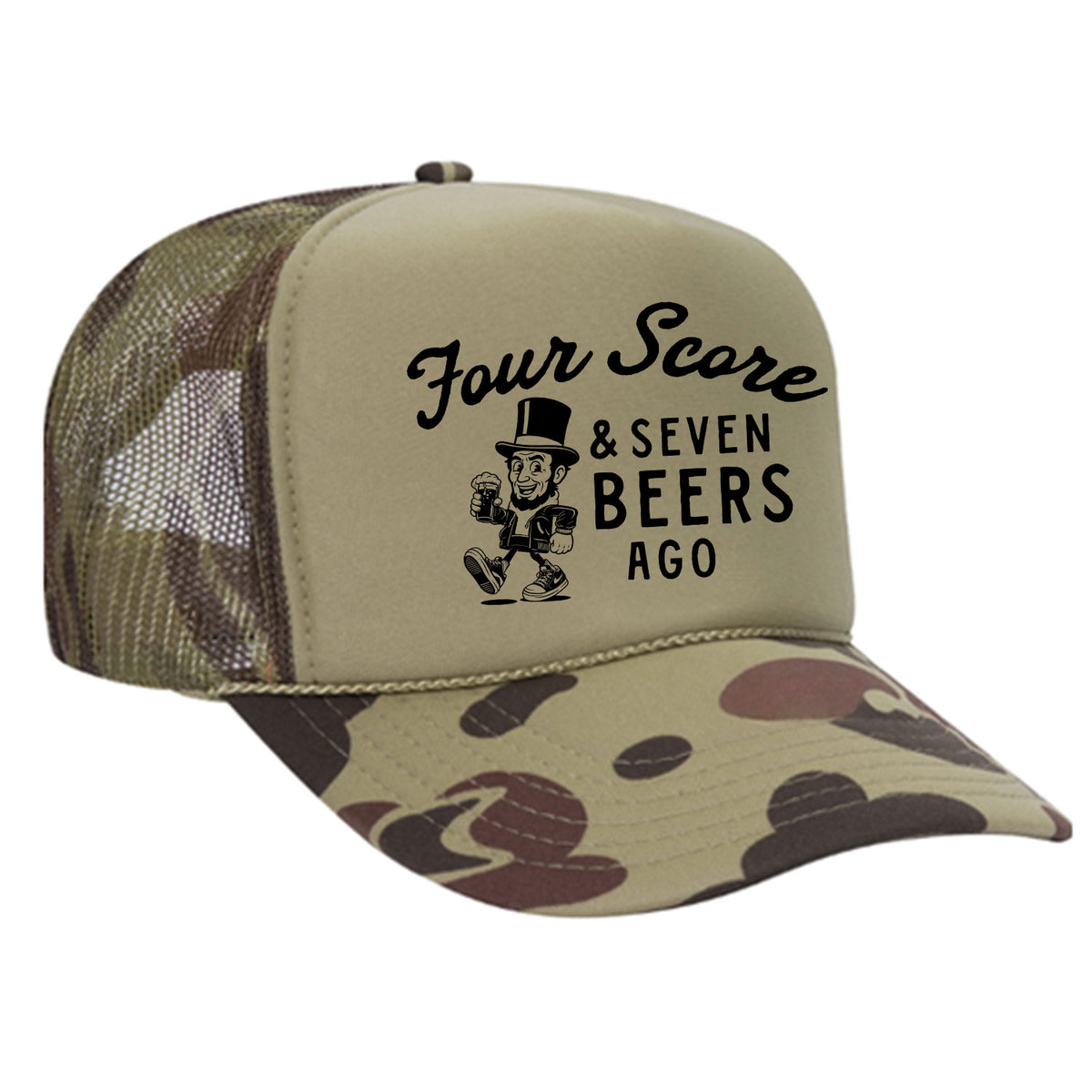 Four Score & Seven Beers Ago Foam Trucker Hat