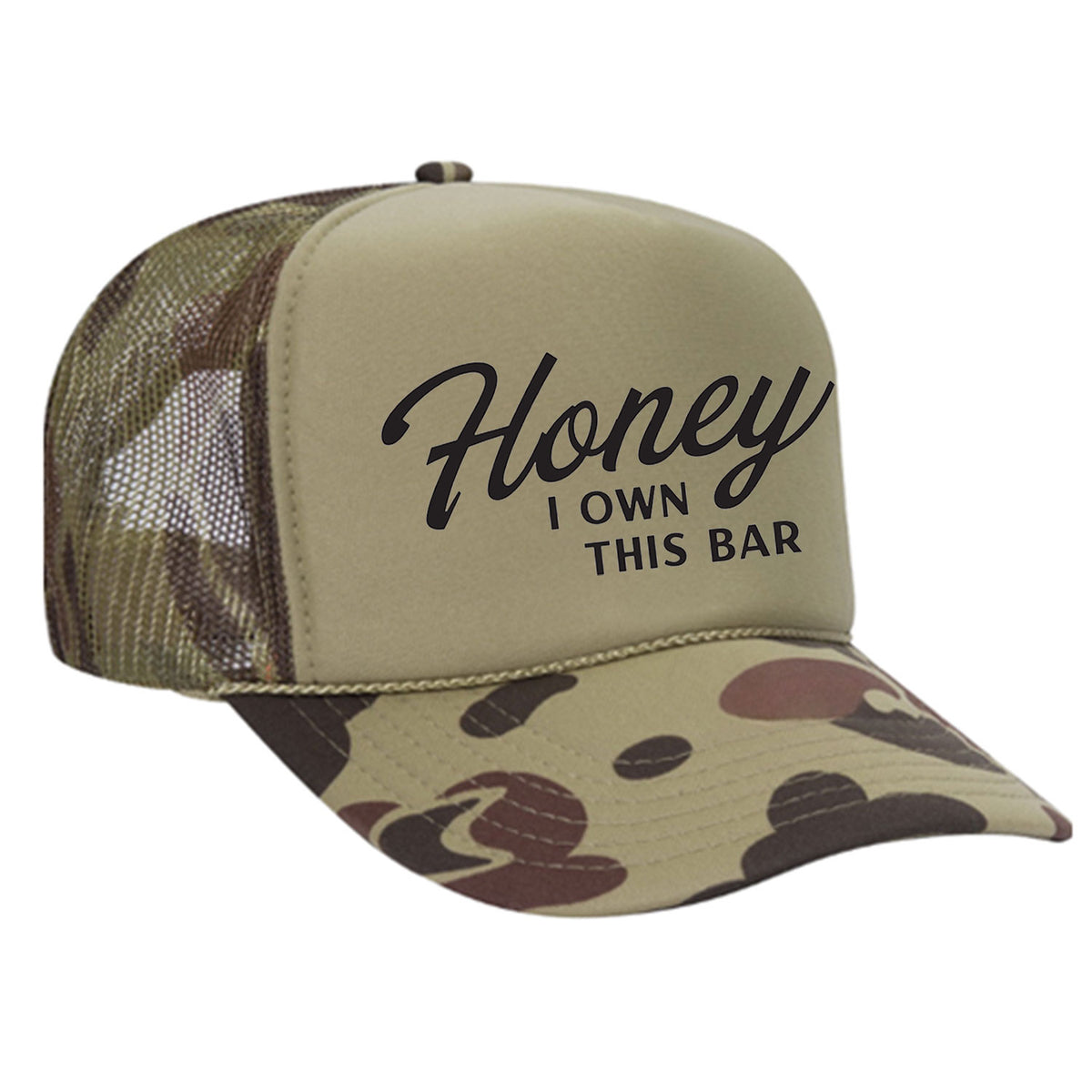 Honey I Own This Bar Foam Trucker Hat