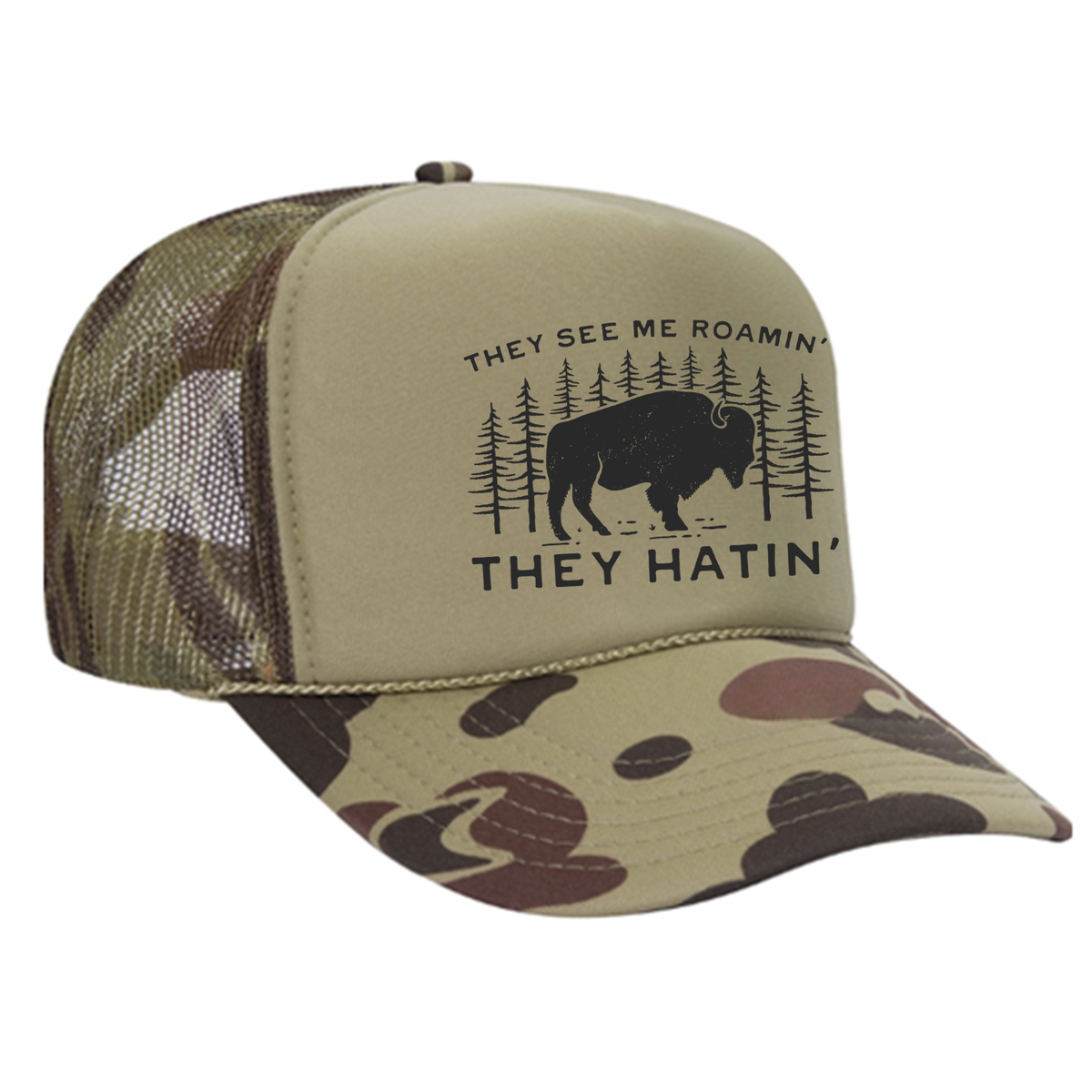 They See Me Roamin' Foam Trucker Hat
