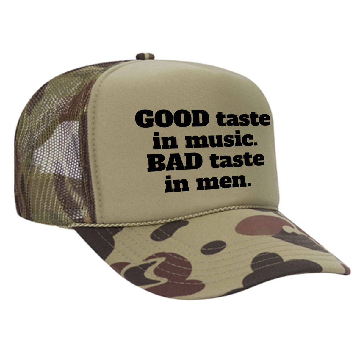 Good Taste In Music Foam Trucker Hat