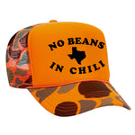 No Beans In Chili Foam Trucker Hat