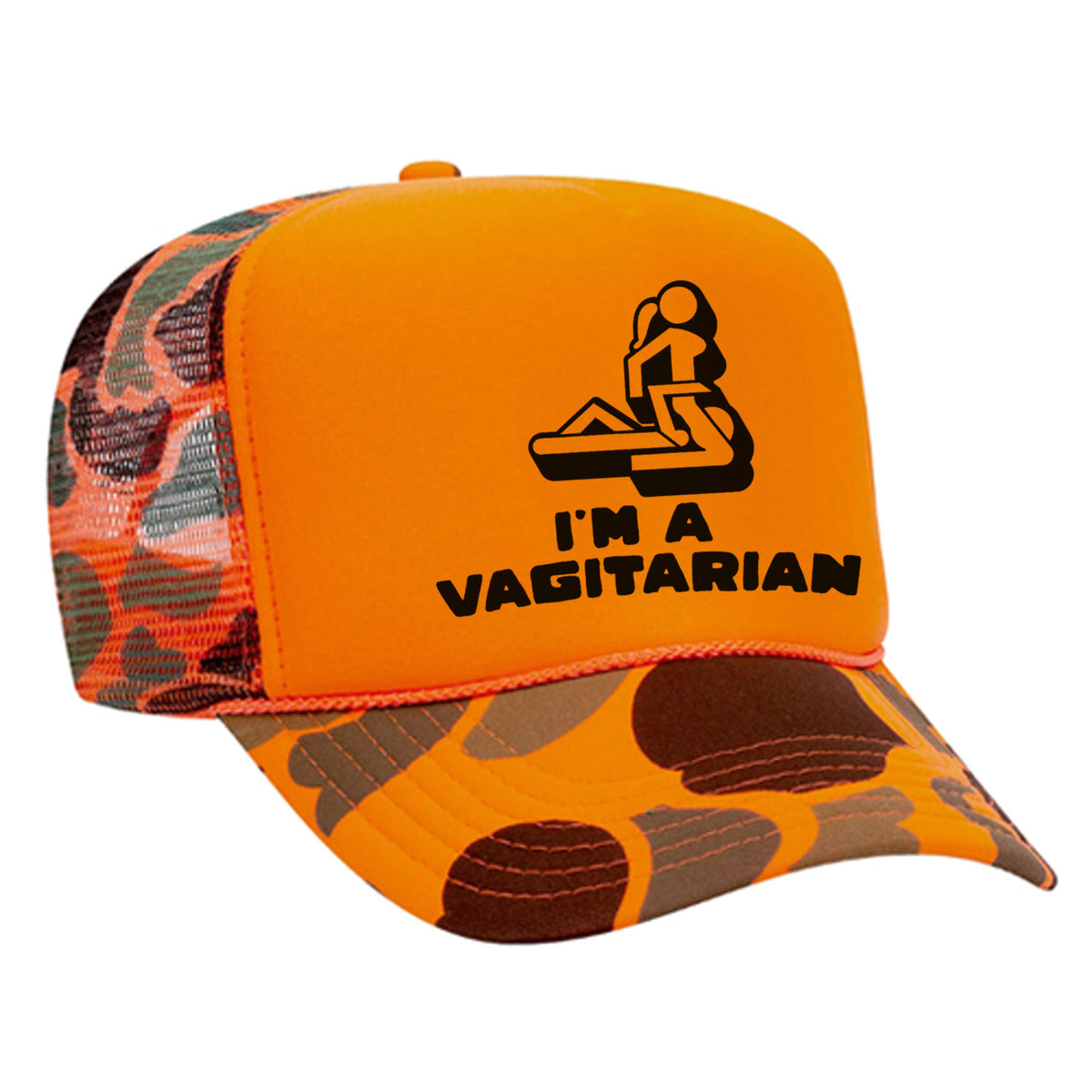 I'm A Vagitarian Foam Trucker Hat