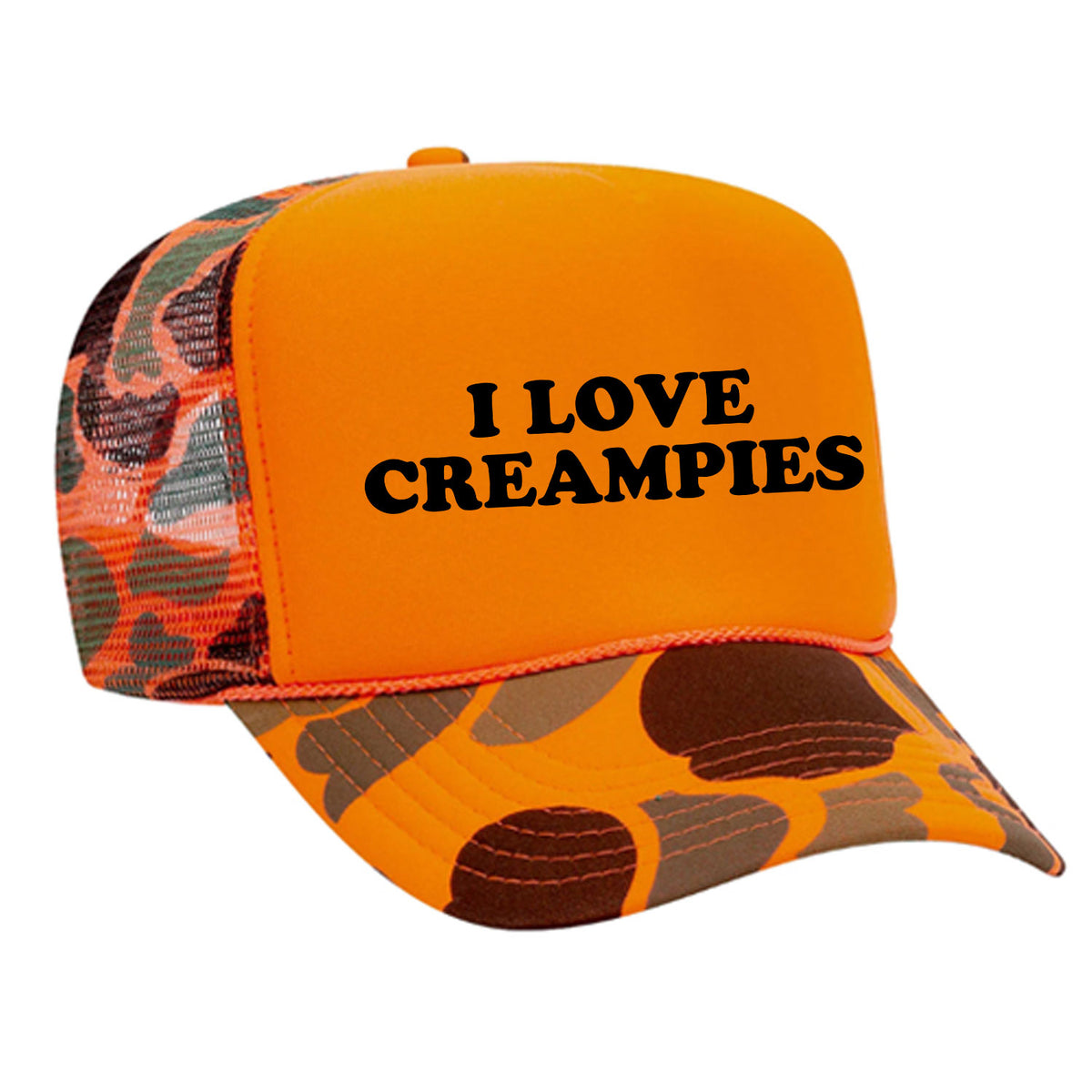 I Love Creampies Foam Trucker Hat