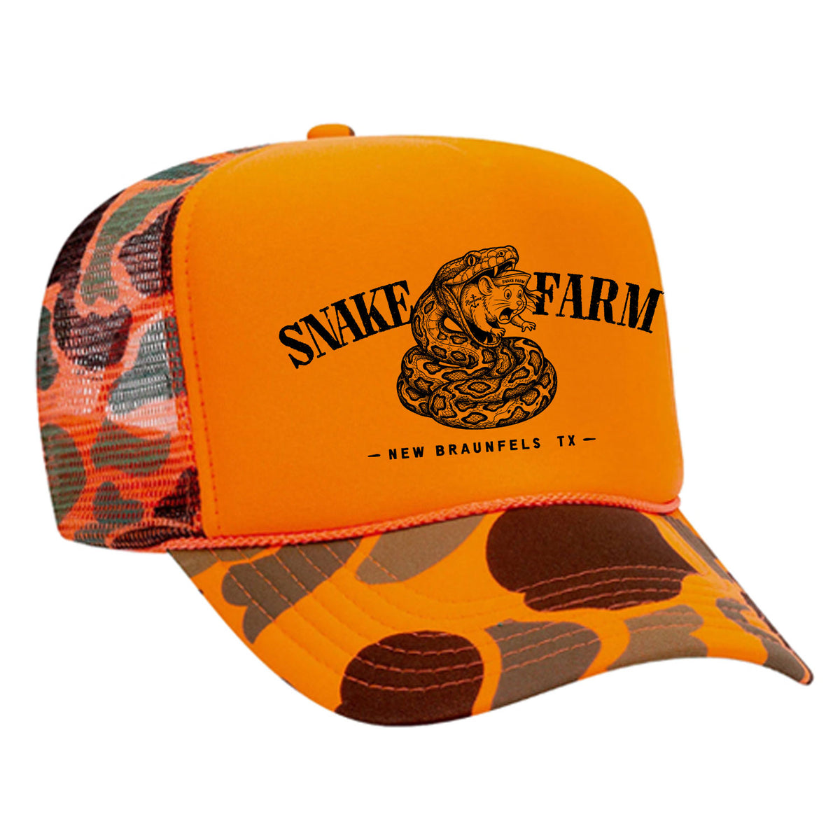 Snake Farm Feeding Time Foam Trucker Hat