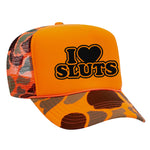 I Love Sluts Foam Trucker Hat