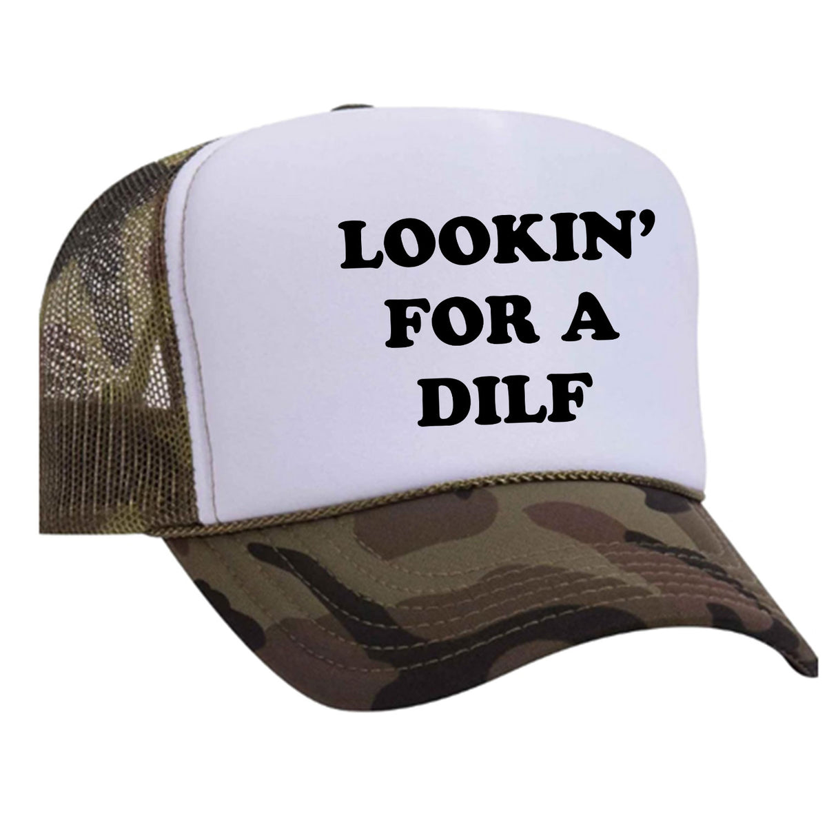 Lookin' For A Dilf Foam Trucker Hat