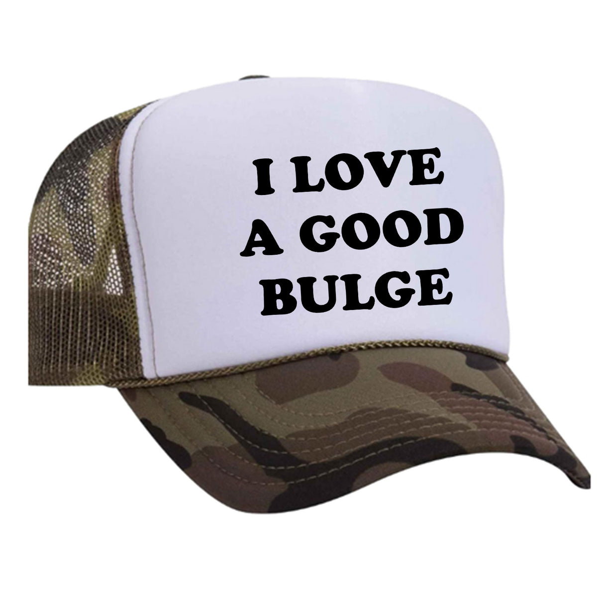 I Love A Good Bulge Foam Trucker Hat